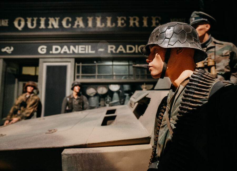 The 21. Panzer division in the north of Caen