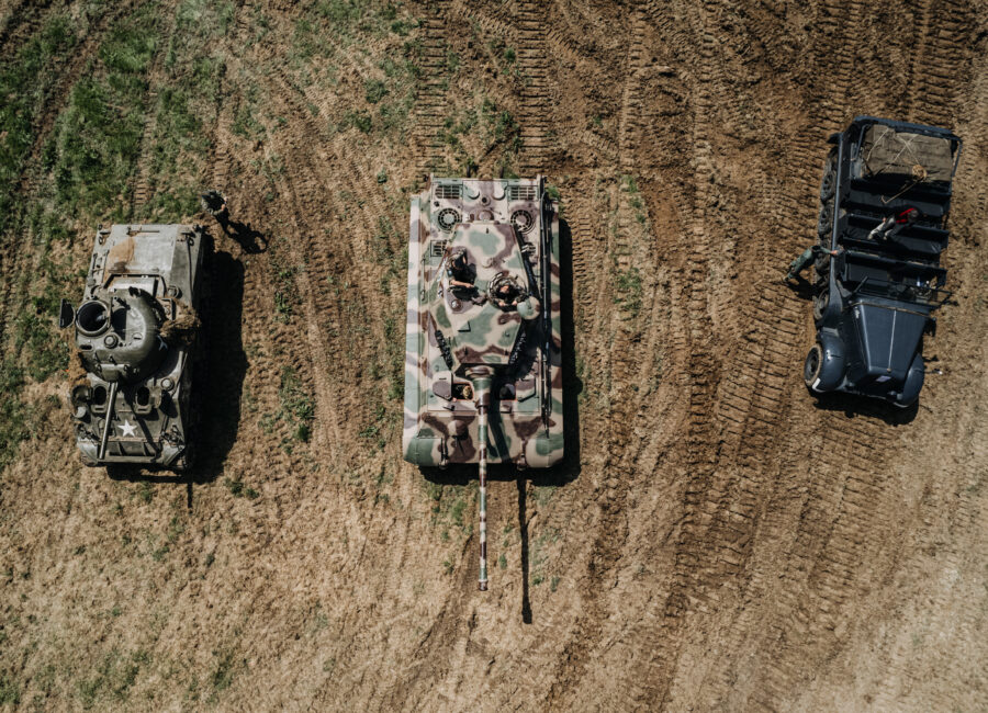 Tiger Makes Grand Appearance at Overlord Museum for Overlord Historical Days